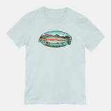 Rainbow Trout Scene Tee Shirt