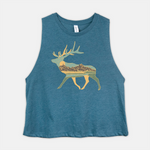 Mountain Elk Tank Blue