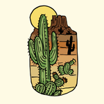 Desert Cactus Pre-Made Design