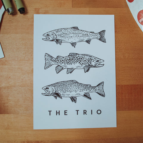 The Trio Digital Art Print