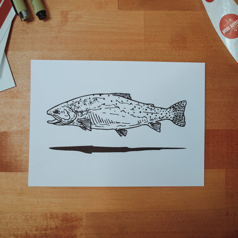 Cutthroat Trout Digital Art Print