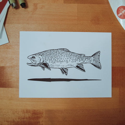 Brook Trout Digital Art Print