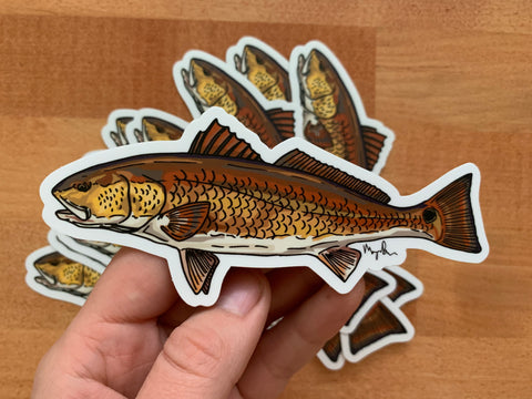 Redfish Sticker