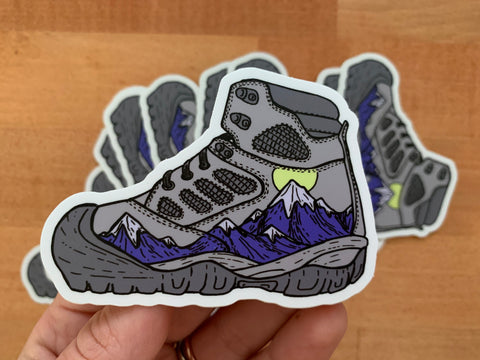 Hiking Boot Sticker