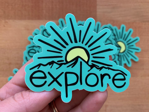 Explore Sticker