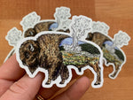 Old Faithful Buffalo Sticker