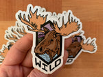 Wild Moose Sticker