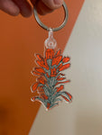 Indian Paintbrush Key Chain